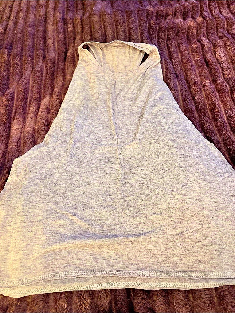 Icyzone purple Athletic Tank Top
